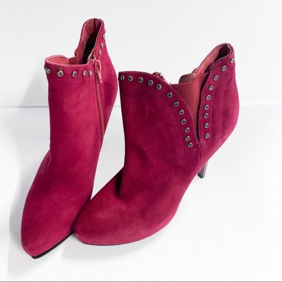 Women Pointed Toe Ankle Boots High Heels Stilettos Pumps Booties Dress Shoes - Picture 2 of 5